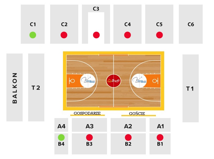 Energa Trefl Sopot vs Górnik Zamek Książ Wałbrzych